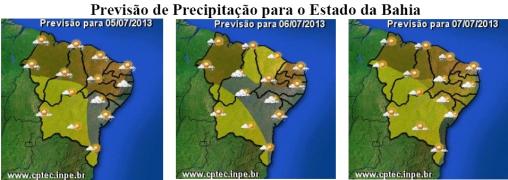 Mapas de Previsão de Precipitação