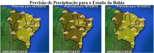 Mapas de Previsão de Precipitação