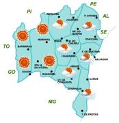 Mapa de Previsão por Regiões