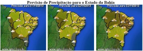 Mapas de Previsão de Precipitação