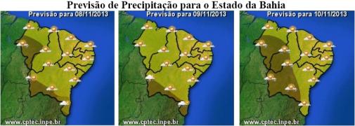 Mapas de Previsão de Precipitação