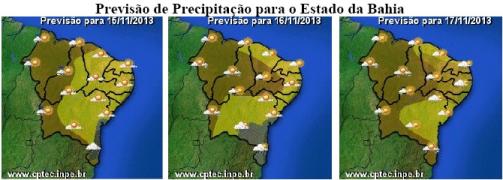 Mapas de Previsão de Precipitação