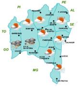 Mapas de Previsão por Regiões