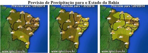 Mapas de Previsão de Precipitação