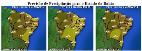 Mapas de Previsão de Precipitação