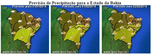 Mapas de Previsão de Precipitação