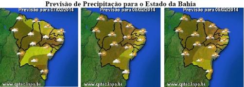 Mapas de Previsão de Precipitação