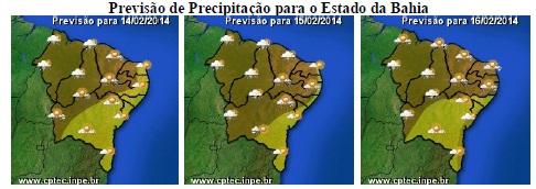 Mapas de Previsão de Precipitação