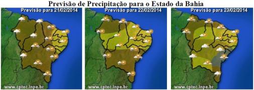 Mapas de Previsão de Precipitação
