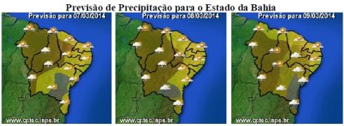 Mapas de Previsão de Precipitação