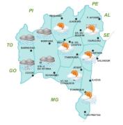 Mapas de Previsão por Regiões