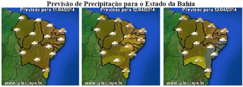 Mapas de Previsão de Precipitação