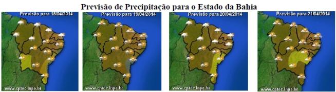 Mapas de Previsão de Precipitação