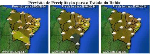 Mapas de Previsão de Precipitação