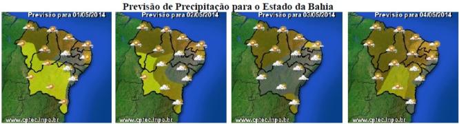 Mapas de Previsão de Precipitação