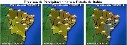 Mapas de Previsão de Precipitação