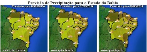 Mapas de Previsão de Precipitação