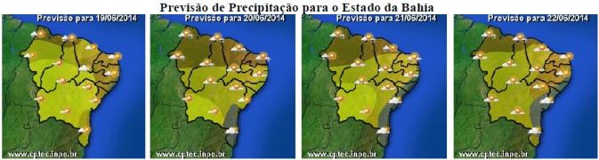 Mapas de Previsão de Precipitação