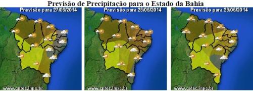 Mapas de Previsão de Precipitação