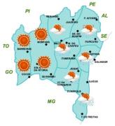 Mapas de Previsão por Regiões