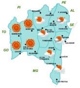 Mapas de Previsão por Regiões