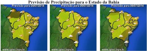 Mapas de Previsão de Precipitação