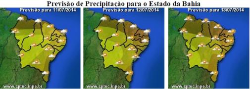 Mapas de Previsão de Precipitação