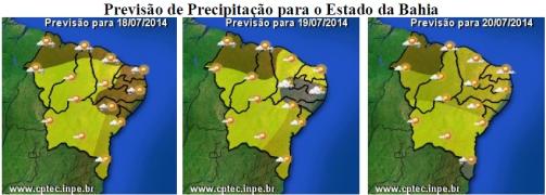 Mapas de Previsão de Precipitação