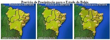 Mapas de Previsão de Precipitação