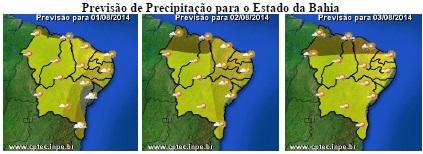 Mapas de Previsão de Precipitação