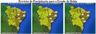 Mapas de Previsão de Precipitação