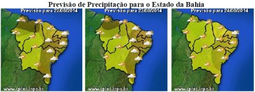Mapas de Previsão de Precipitação