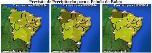 Mapas de Previsão de Precipitação