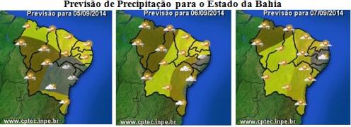Mapas de Previsão de Precipitação
