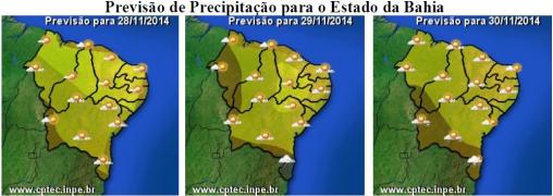 Mapa de Previsão de Precipitação