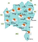 Mapa de Previsão por Regiões