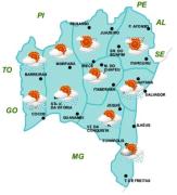 Mapa de Previsão por Regiões