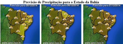 Mapa de Previsão de Precipitação