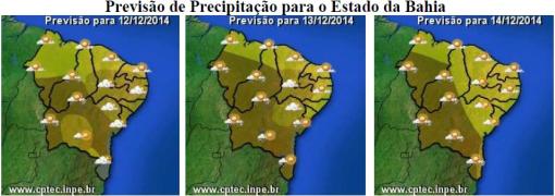 Mapa de Previsão de Precipitação