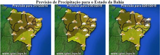 Mapa de Previsão de Precipitação