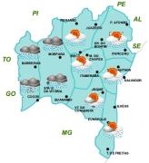 Mapa de Previsão por Regiões