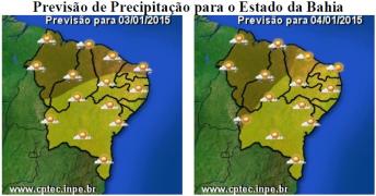 Mapa de Previsão de Precipitação
