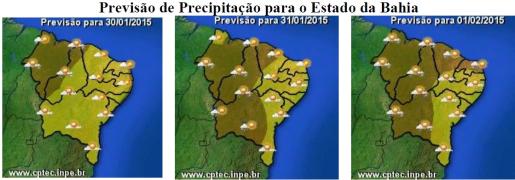 Mapa de Previsão de Precipitação