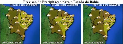 Mapa de Previsão de Precipitação