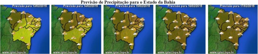 Mapa de Previsão de Precipitação