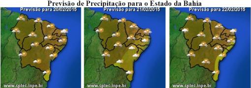 Mapa de Previsão de Precipitação