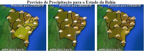 Mapa de Previsão de Precipitação
