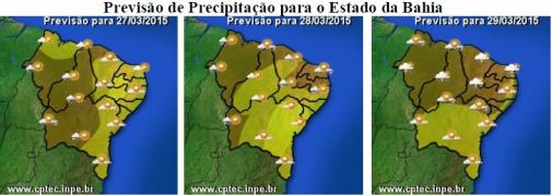 Mapa de Previsão de Precipitação