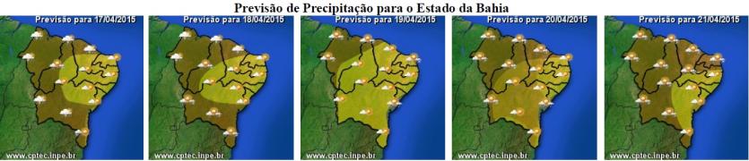 Mapa de Previsão de Precipitação