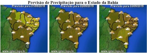 Mapa de Previsão de Precipitação